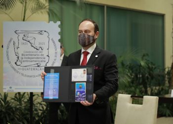 Países centroamericanos presentan matasellos conmemorativo del Bicentenario.