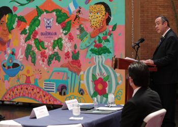 Presidente participa en lanzamiento de nueva imagen de Guatemala coffees