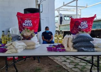 Visan entrega alimentos a familias afectadas por Eta y Iota en Jutiapa