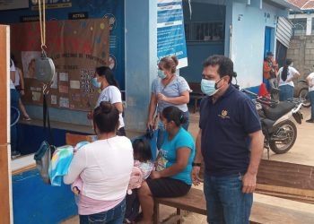 Supervisan vacunación en Centro de Salud de Conguaco, Jutiapa