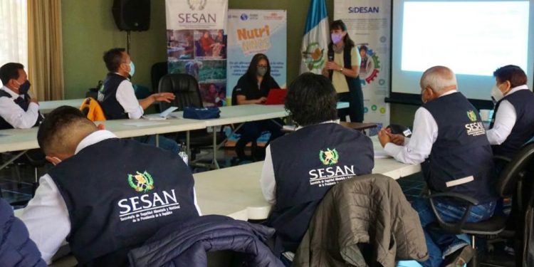 Delegación de la Sesan refuerza capacidades para combatir la desnutrición crónica en Totonicapán