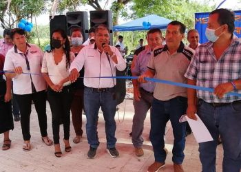 Inauguran mejoramiento de camino rural en Champerico, Retalhuleu