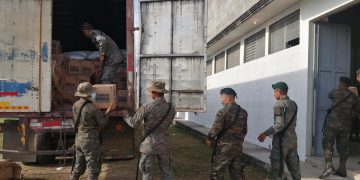 Trasladan alimentos para ocho centros de Mis Años Dorados en Jutiapa