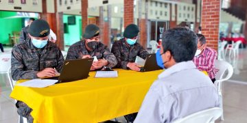 Ejército apoya jornada de vacunación integral en Brigada Mariscal Zavala