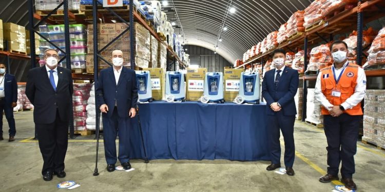 Guatemala recibe donación de 100 concentradores de oxígeno por parte de República de China (Taiwán)