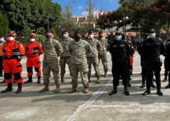 Policías, elementos de Conred y bomberos se instruyen en medicina táctica
