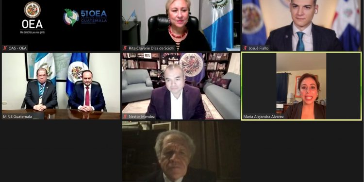 Guatemala y la OEA formalizan acuerdo para la 51 Asamblea General