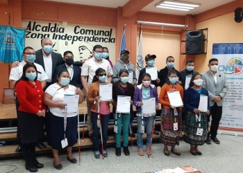 Totonicapán: finalizan proyecto de alfabetización digital destinado a personas con discapacidad visual