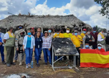 Efectúan capacitación contra incendios en Petén