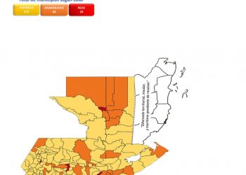 Semáforo de alertas registra 222 municipios en amarillo