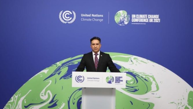 Ministro Mario Rojas, del MARN, participa en reuniones de alto nivel en la COP26