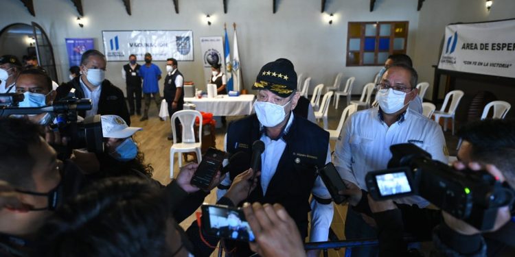 Mandatario Alejandro Giammattei