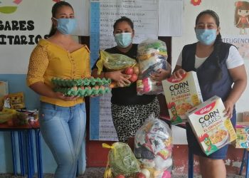 SOSEP lleva décima entrega de alimentos a CADI de Los Amates