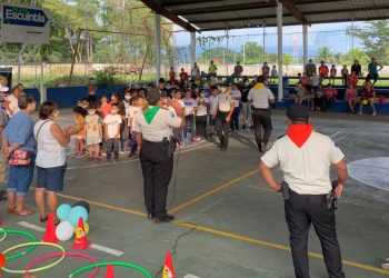 Comienza la Escuela Policial Vacacional en Escuintla
