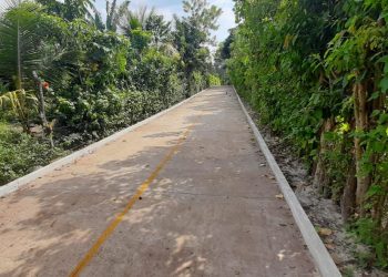 Continúa pavimentación de caminos rurales en El Asintal