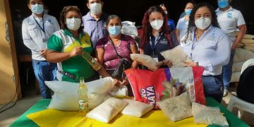 Familias rurales de El Progreso reciben raciones alimentarias