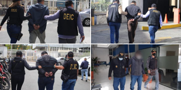 Capturan a 10 personas durante allanamientos contra estructura dedicada al sicariato