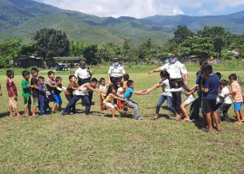 La PNC mantiene actividades de acercamiento comunitario y convivencia pacífica en El Estor