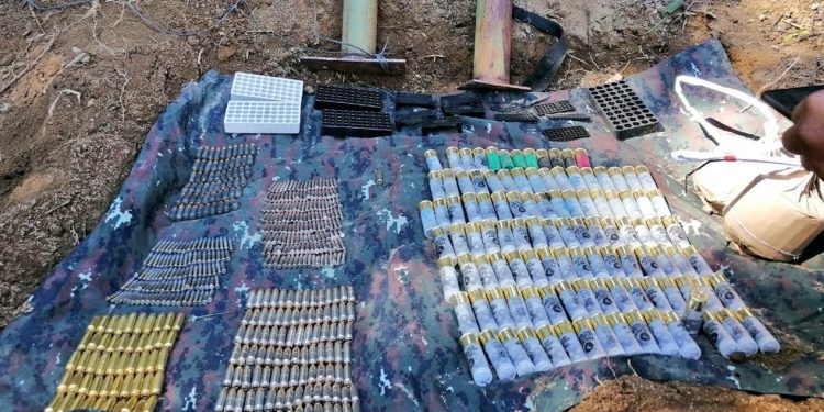 Estado de sitio: Localizan cartuchos, explosivos y morteros artesanales