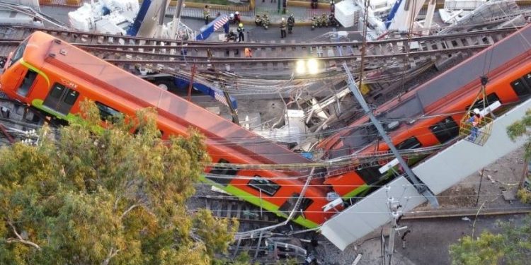 Derrumbe de la Línea 12 del metro de Ciudad de México