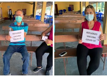 Escuintla: comienza proceso de inmunización de refuerzo a personas de tercera edad