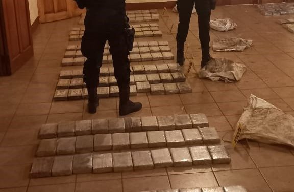 Más de una tonelada de cocaína decomisada en Petén