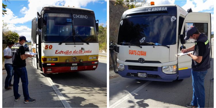 Llevan a cabo operativos de control en autobuses por fiestas de fin de año