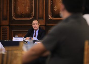 Presidente Alejandro Giammattei durante cierre de cuarta gira presidencial 2021