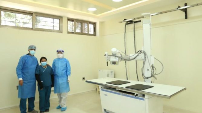 Nuevo equipo de radiología del Hospital Regional de Occidente