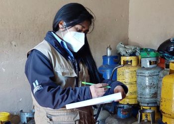 Diaco verifica cumplimiento de ley de apoyo temporal a consumidores de gas propano en Totonicapán
