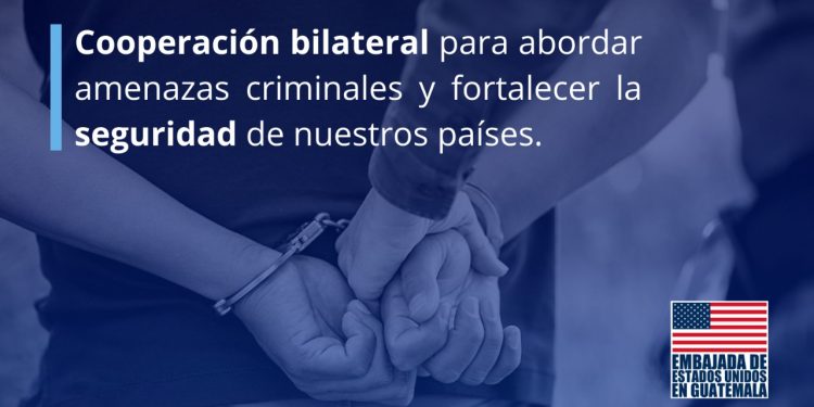 Estados Unidos comparte felicitación a la Policía Nacional Civil por la captura de extraditables