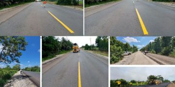 Inauguran mejoramiento en tramo carretero de Las Cruces, Petén