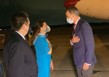 El rey de España llega a Barranquilla por el Congreso Mundial de Juristas
