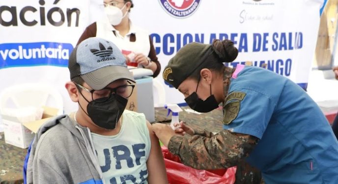 Quetzaltenango, quinto lugar en índice de vacunación contra el COVID-19