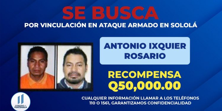 Antonio Ixquier Rosario es uno de los posibles implicados en el hecho armado en Nahualá.