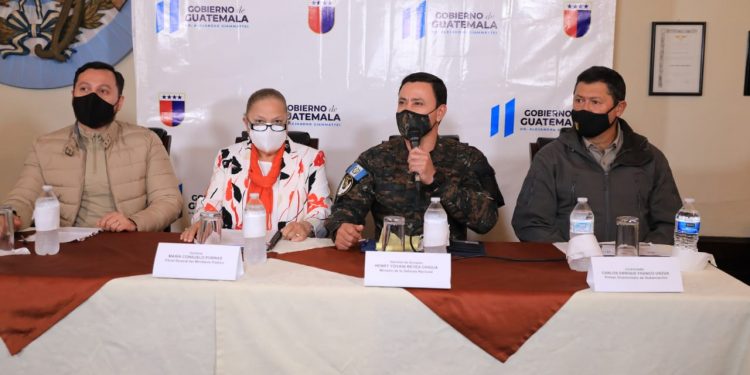 Autoridades informan sobre los hechos ocurridos este viernes en Nahualà