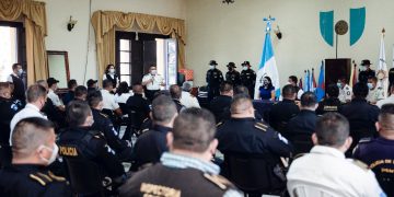 Autoridades resaltaron la importancia de garantizar la seguridad a los pobladores de Alta Verapaz. Foto Luís López