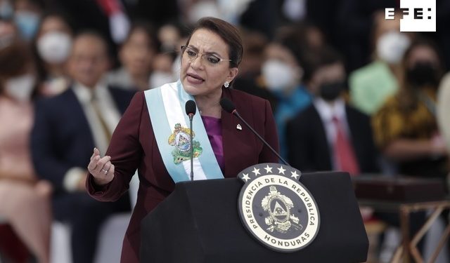 Xiomara Castro jura como nueva presidenta de Honduras