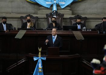 El presidente Alejandro Giammattei, presentó ante el Organismo Legislativo su Segundo Informe de Gobierno.