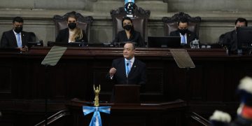 El presidente Alejandro Giammattei, presentó ante el Organismo Legislativo su Segundo Informe de Gobierno.