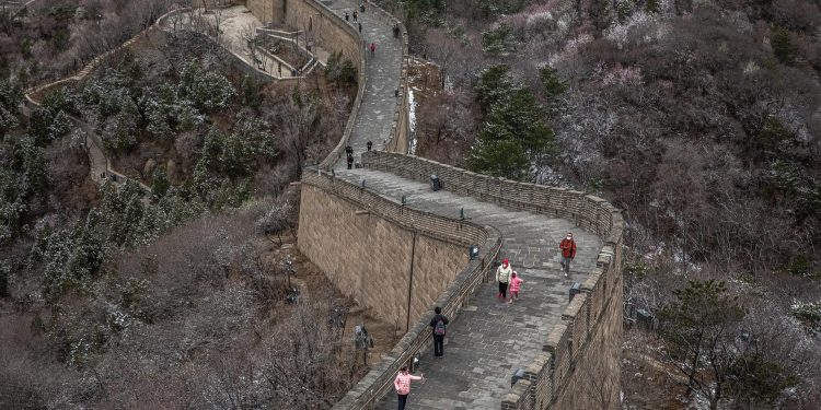 Una sección de la Gran Muralla se desploma tras seísmo en China