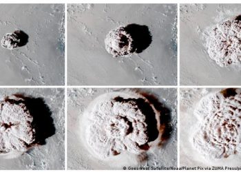 Erupción del volcán de Tonga, la más ruidosa desde el mítico Krakatoa