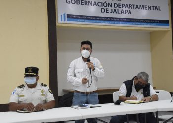 Jalapa: Efectúan primera mesa de seguridad departamental del año