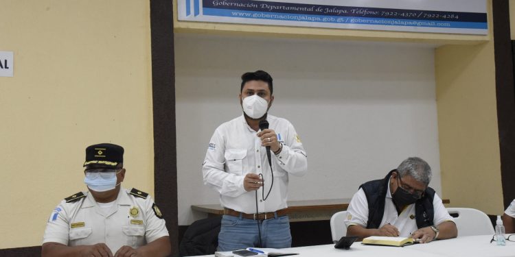 Jalapa: Efectúan primera mesa de seguridad departamental del año