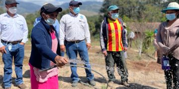 Autoridades del MAGA visitan proyectos productivos en comunidad de Huehuetenango