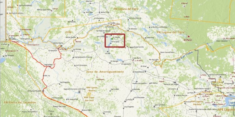 MARN verifica cambio de color del agua de laguna El Tambo, La Libertad, Petén