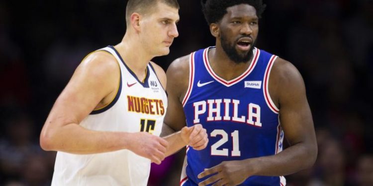 Nikola Jokic y Joel Embiid, elegidos jugadores del mes de enero en la NBA