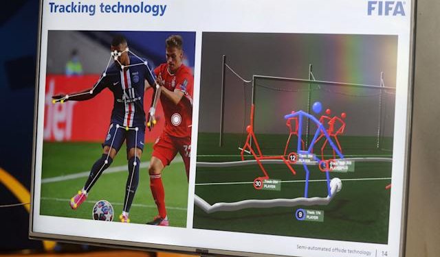 FIFA ejecuta pruebas de tecnología de fuera de juego semiautomatizada
