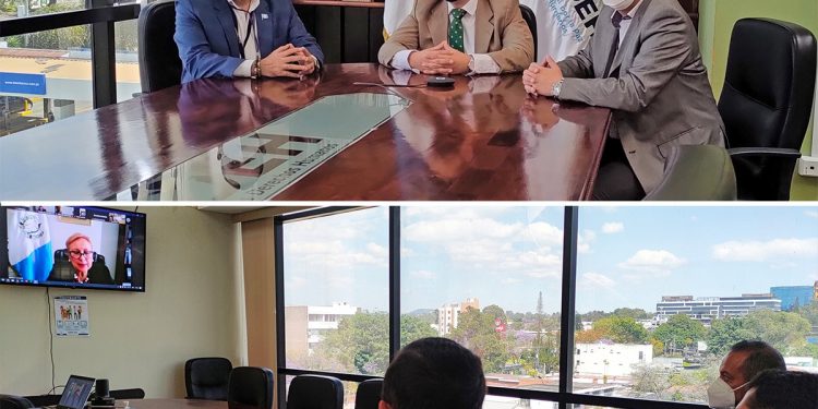 Autoridades de la Copadeh en reunión virtual con la misión permanente del Minex en Washington DC.