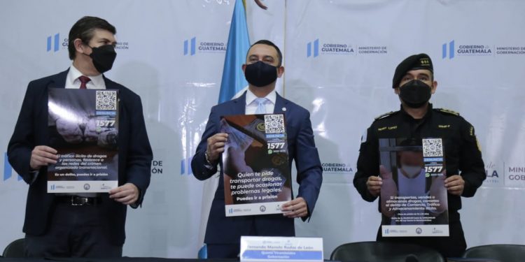 Las autoridades llamaron a la población a denunciar. / Foto: Mingob.